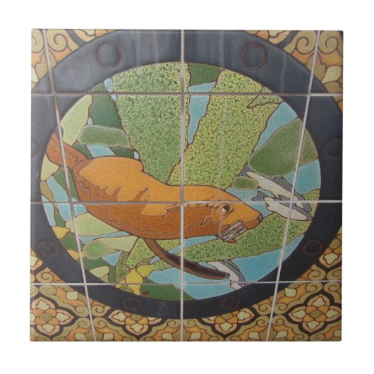 CARREAU CATALINA ISLAND TILE CÉRAMIQUE CATALINA NAGE (Devant)