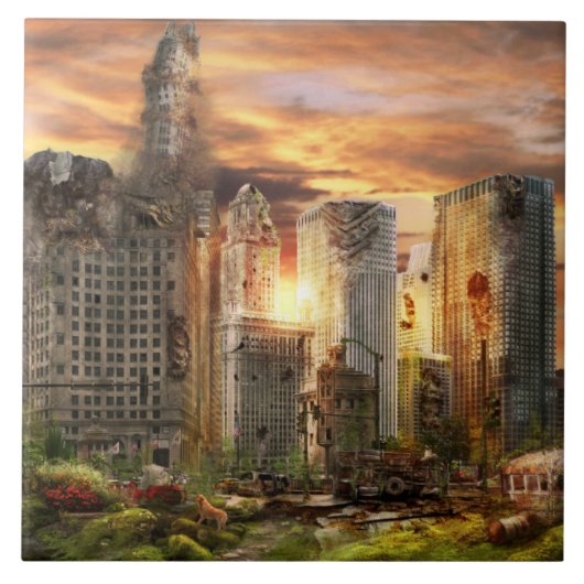 Carreau Catastrophe - Chicago, IL - Il faut promener le ch (Devant)