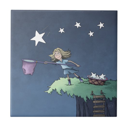Carreau Catch a Falling Star - Collecting Wives (Devant)