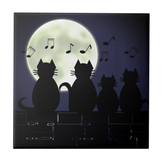 Carreau caterwaugh au clair de lune (Devant)