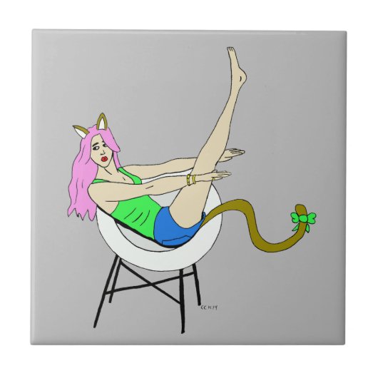 Carreau catgirl (Devant)