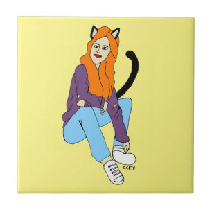 Carreau catgirl