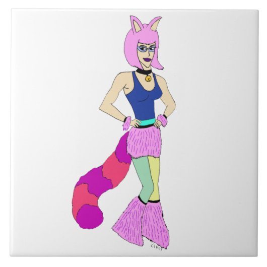 Carreau catgirl (Devant)
