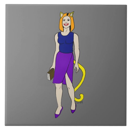 Carreau catgirl (Devant)