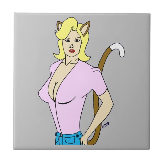 Carreau catgirl (Devant)