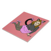 Carreau catgirl (Côté)