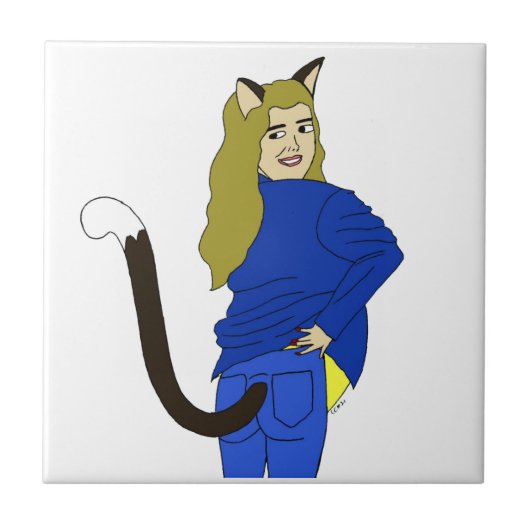 Carreau catgirl (Devant)
