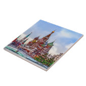 Carreau Cathédrale Saint-Basile. Moscou, Russie. (Côté)