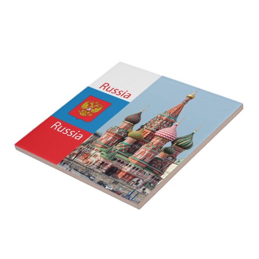 Carreau Cathédrale Saint-Basile. Russie (Côté)