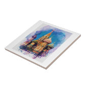 Carreau Cathédrale St Basil Moscou Russie Croquis (Côté)