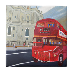 Carreau Cathédrale St.Paul et bus londonien