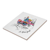 Carreau Caticorn | ainsi Meowgical (Côté)