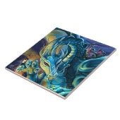 Carreau Cavalier et sorcier de dragon (Côté)