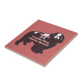 Carreau Cavalier King Charles Spaniel BFF (Côté)