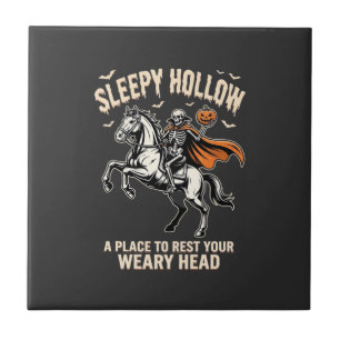 Carreau Cavalier sans tête Sleepy Hollow Halloween T-Shirt