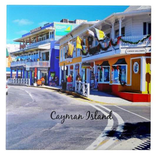 Carreau Cayman Islands Colorful Shops (Devant)