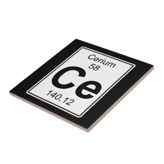 Carreau Ce - cérium (Côté)