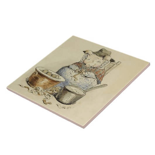 Carreau Ce cochon n'avait aucun de Beatrix Potter (Côté)