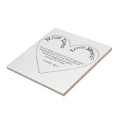 Carreau Ce que signifie l'amour - Carrelage de frites fran (Côté)