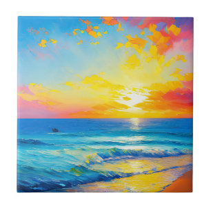 Carreau "Ce qui est dans l'eau".