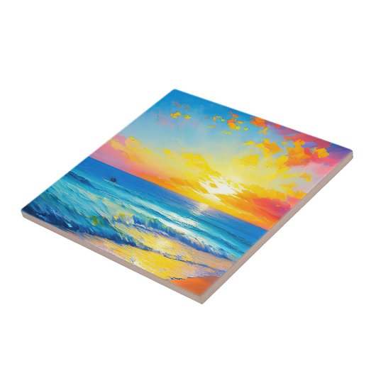 Carreau "Ce qui est dans l'eau". (Côté)