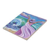 Carreau Célébration de la femme sur la plage Carrelage en (Côté)