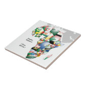 Carreau Célébration de l'Afrique dans le design des drapea (Côté)