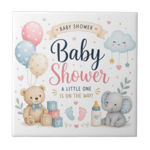 Carreau Célébration douce de baby shower