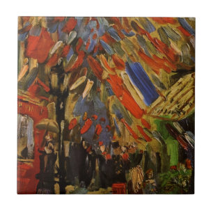 Carreau Célébration du 14 juillet à Paris par Vincent van 