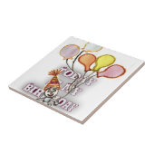 Carreau Célébrez avec notre joyeux anniversaire de bienven (Côté)