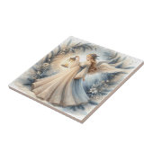 Carreau Celestial Winter Angel Lantern of Peace (Côté)