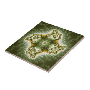 Carreau Cellule végétale - Art fractal