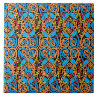 Carreau Céltic Knot Animaux Lindisfarne Motif