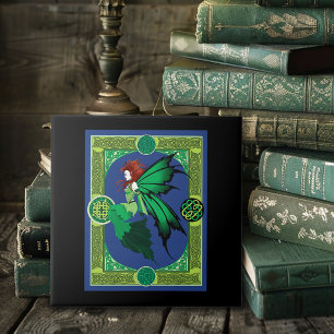 Carreau Celtic Knot Work Green Fairy