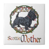Carreau Celtic Scottish Terrier Mother (Devant)
