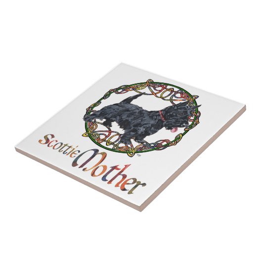 Carreau Celtic Scottish Terrier Mother (Côté)