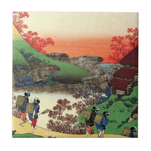 Carreau Cent poèmes expliqués par l'infirmière Hokusai (Devant)