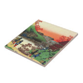 Carreau Cent poèmes expliqués par l'infirmière Hokusai (Côté)