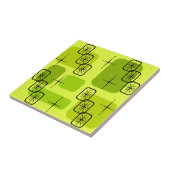 Carreau Centre du siècle moderne Spoutnik Chartreuse (Côté)