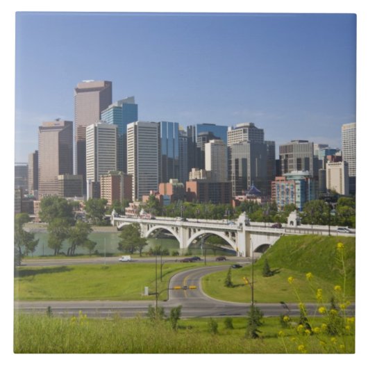 Carreau Centre St Bridge et Downtown Calgary (Alberta) (Devant)