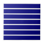 Carreau Ceramic Tile Blue & White Stripe (Devant)