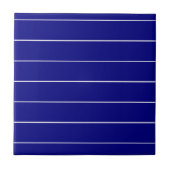 Carreau Ceramic Tile Blue & White Stripe (Devant)