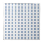 Carreau Ceramic Tile Blue & White Stripe Square (Devant)