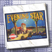 Carreau CERAMIC TILE - ''Evening Star'' - Crate Label