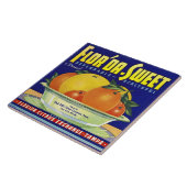 Carreau CERAMIC TILE - "Flor'da-Sweet" - Crate label (Côté)