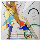 Carreau CERAMIC TILE - "Gewebe" - Wassily Kandinsky (Devant)