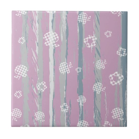 Carreau Ceramic Tile – Gingham Orchard (Devant)