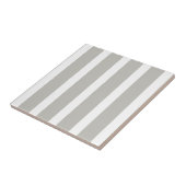 Carreau Ceramic Tile Grey & White Stripe Square (Côté)