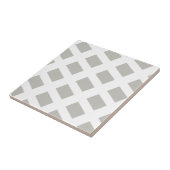 Carreau Ceramic Tile Grey & White Stripe Square (Côté)