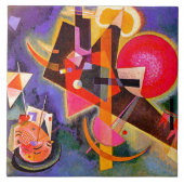 Carreau CERAMIC TILE - "In Blue" - Wassily Kandinsky (Devant)